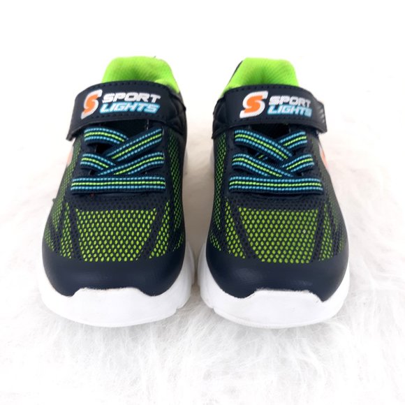 S Sport By Skechers Toddler Boys' Rylan Light-Up Sneakers - Lime Green 6T - Picture 3 of 7